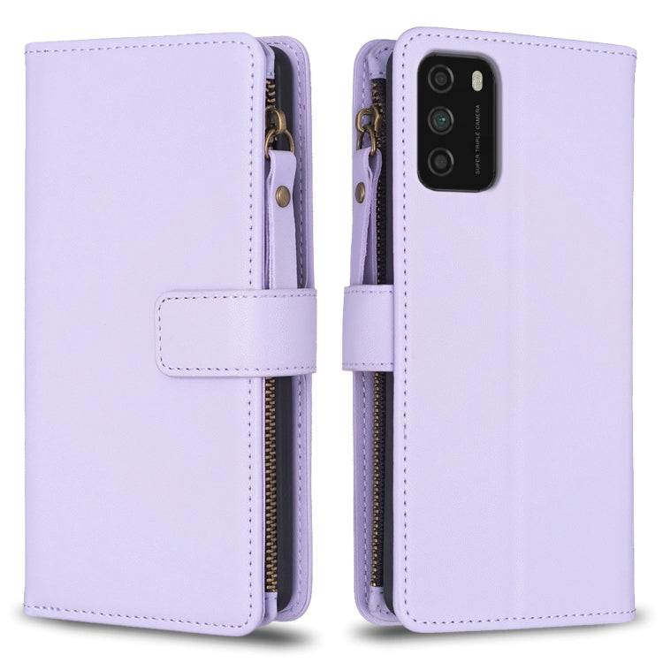 Custodia portafoglio in pelle con 9 slot per Xiaomi