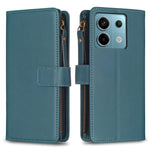 Custodia portafoglio in pelle con 9 slot per Xiaomi Redmi 13C