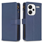 Custodia portafoglio in pelle con 9 slot per Xiaomi Redmi 13C