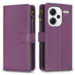 Custodia portafoglio in pelle con 9 slot per Xiaomi Redmi 13C
