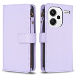 Custodia portafoglio in pelle con 9 slot per Xiaomi Redmi 13C