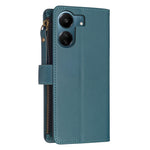 Custodia portafoglio in pelle con 9 slot per Xiaomi Redmi 13C