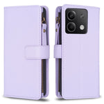 Custodia portafoglio in pelle con 9 slot carte per Xiaomi