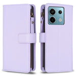 Custodia portafoglio in pelle con 9 slot carte per Xiaomi
