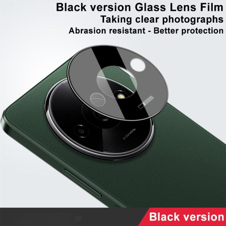 Pellicola in vetro per obiettivo fotocamera posteriore IMAK versione nera, For Xiaomi Redmi A3 4G, For Xiaomi 14 Ultra 5G, For Xiaomi 14 Pro 5G, For Xiaomi 14 5G, For Xiaomi 13 Ultra 5G, For Xiaomi Redmi 12C 4G