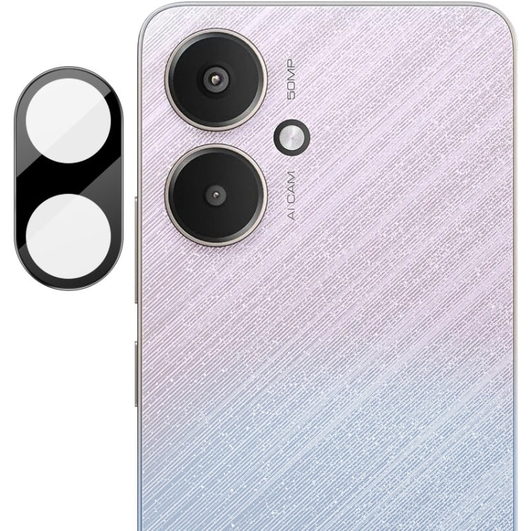imak Pellicola con lente in vetro integrata ad alta definizione Versione nera, For Xiaomi Poco M6 Pro 4G, For Xiaomi Redmi 13C 5G / 13R 5G, For Xiaomi POCO M6 5G, For Xiaomi Redmi Note 13 Pro 4G Global, For Xiaomi Poco X6 5G, For Xiaomi Redmi Note 13 5...