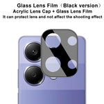 imak Pellicola con lente in vetro integrata ad alta definizione Versione nera, For Xiaomi Poco M6 Pro 4G, For Xiaomi Redmi 13C 5G / 13R 5G, For Xiaomi POCO M6 5G, For Xiaomi Redmi Note 13 Pro 4G Global, For Xiaomi Poco X6 5G, For Xiaomi Redmi Note 13 5...
