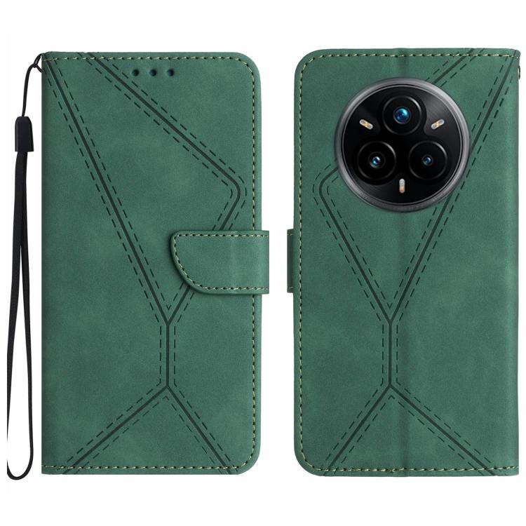 Custodia per telefono in pelle goffrata con cuciture, For Realme C75 5G, For Realme 14 5G Global / P3 5G Global, For Realme P3 Pro 5G Global, For Realme 14 Pro+ 5G
