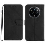 Custodia per telefono in pelle goffrata con cuciture, For Realme C75 5G, For Realme 14 5G Global / P3 5G Global, For Realme P3 Pro 5G Global, For Realme 14 Pro+ 5G