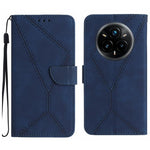 Custodia per telefono in pelle goffrata con cuciture, For Realme C75 5G, For Realme 14 5G Global / P3 5G Global, For Realme P3 Pro 5G Global, For Realme 14 Pro+ 5G