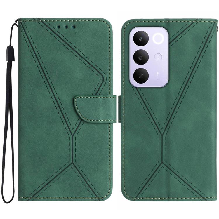 Custodia per telefono in pelle goffrata con cuciture, For Realme C100 4G, For Realme C83 5G, For Realme 16 Pro+ 5G, For Realme C85 5G