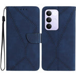 Custodia per telefono in pelle goffrata con cuciture, For Realme C100 4G, For Realme C83 5G, For Realme 16 Pro+ 5G, For Realme C85 5G
