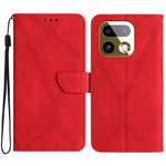 Custodia per telefono in pelle goffrata con cuciture, For Realme C100 4G, For Realme C83 5G, For Realme 16 Pro+ 5G, For Realme C85 5G