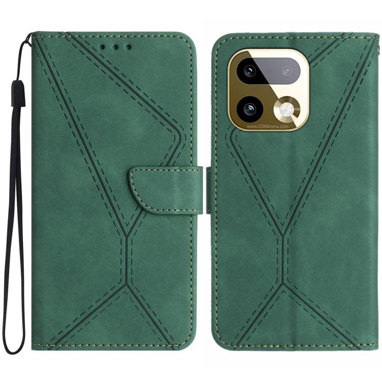 Custodia per telefono in pelle goffrata con cuciture, For Realme C100 4G, For Realme C83 5G, For Realme 16 Pro+ 5G, For Realme C85 5G