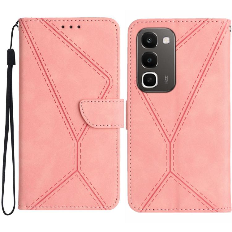 Custodia per telefono in pelle goffrata con cuciture, For Realme C100 4G, For Realme C83 5G, For Realme 16 Pro+ 5G, For Realme C85 5G
