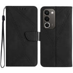 Custodia per telefono in pelle goffrata con cuciture, For Realme C100 4G, For Realme C83 5G, For Realme 16 Pro+ 5G, For Realme C85 5G