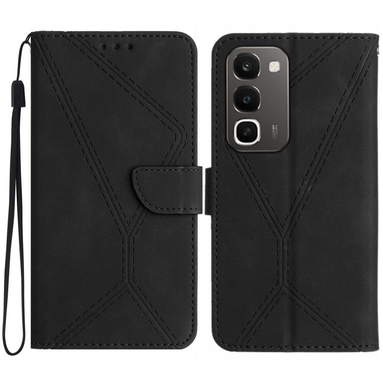 Custodia per telefono in pelle goffrata con cuciture, For Realme C100 4G, For Realme C83 5G, For Realme 16 Pro+ 5G, For Realme C85 5G
