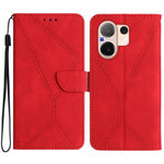 Custodia per telefono in pelle goffrata con cuciture, For vivo V70 FE 5G, For vivo V70 5G Global / V70 Elite 5G, For vivo V60 Lite 5G, For vivo V60 5G