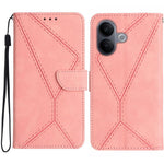 Custodia per telefono in pelle goffrata con cuciture, For vivo V70 FE 5G, For vivo V70 5G Global / V70 Elite 5G, For vivo V60 Lite 5G, For vivo V60 5G