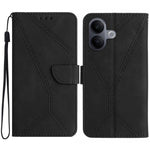 Custodia per telefono in pelle goffrata con cuciture, For vivo V70 FE 5G, For vivo V70 5G Global / V70 Elite 5G, For vivo V60 Lite 5G, For vivo V60 5G