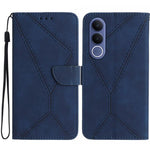Custodia per telefono in pelle goffrata con cuciture, For vivo V70 FE 5G, For vivo V70 5G Global / V70 Elite 5G, For vivo V60 Lite 5G, For vivo V60 5G
