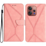 Custodia per telefono in pelle goffrata con cuciture, For vivo V70 FE 5G, For vivo V70 5G Global / V70 Elite 5G, For vivo V60 Lite 5G, For vivo V60 5G