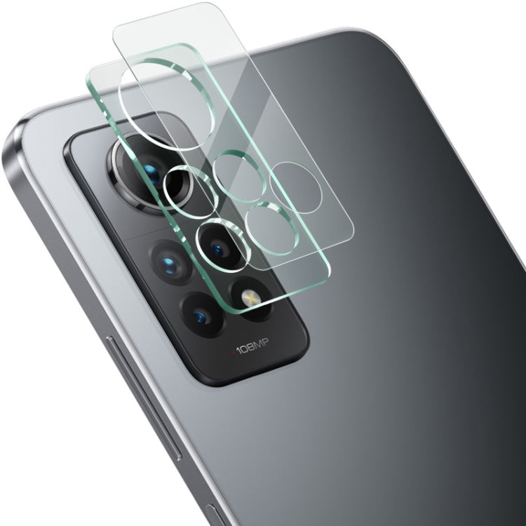 Imak Pellicola in vetro temperato per obiettivo della fotocamera posteriore integrata con copriobiettivo, For Xiaomi Redmi Note 12 Pro 4G