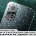 Imak Pellicola in vetro temperato per obiettivo della fotocamera posteriore integrata con copriobiettivo, For Xiaomi Redmi Note 12 Pro 4G