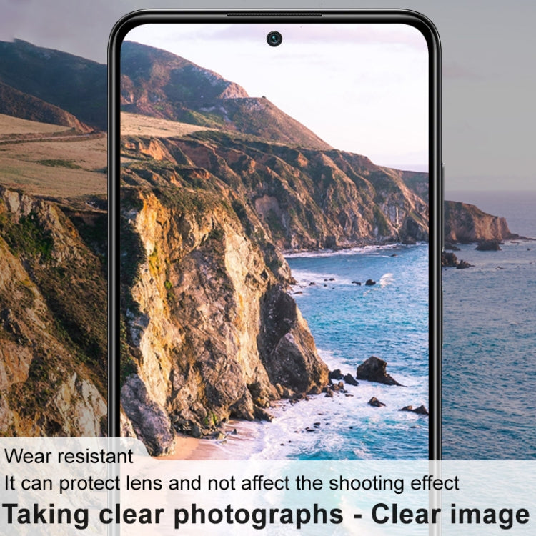 Imak Pellicola in vetro temperato per obiettivo della fotocamera posteriore integrata con copriobiettivo, For Xiaomi Redmi Note 12 Pro 4G