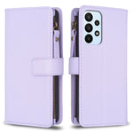 Custodia per telefono a conchiglia in pelle con portafoglio con cerniera a 9 slot per schede, For Samsung Galaxy A22 4G, For Samsung Galaxy A22 5G, For Samsung Galaxy S21 FE 5G, For Samsung Galaxy A23 4G