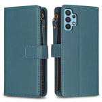 Custodia per telefono a conchiglia in pelle con portafoglio con cerniera a 9 slot per schede, For Samsung Galaxy A32 4G, For Samsung Galaxy A72, For Samsung Galaxy A52, For Samsung Galaxy A53