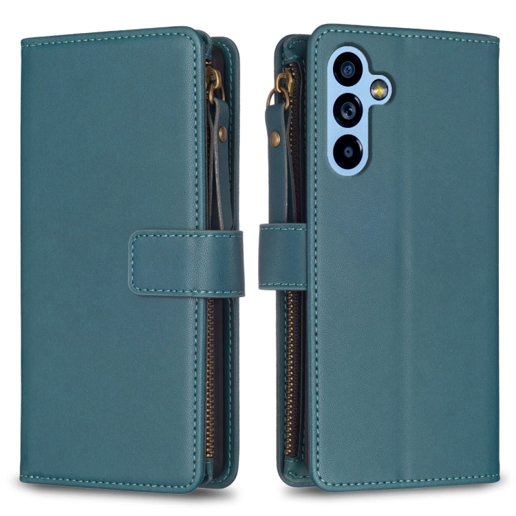 Custodia per telefono a conchiglia in pelle con portafoglio con cerniera a 9 slot per schede, For Samsung Galaxy A54 5G, For Samsung Galaxy S23 Ultra 5G, For Samsung Galaxy S23 5G, For Samsung Galaxy S20 FE