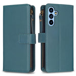 Custodia per telefono a conchiglia in pelle con portafoglio con cerniera a 9 slot per schede, For Samsung Galaxy A54 5G, For Samsung Galaxy S23 Ultra 5G, For Samsung Galaxy S23 5G, For Samsung Galaxy S20 FE