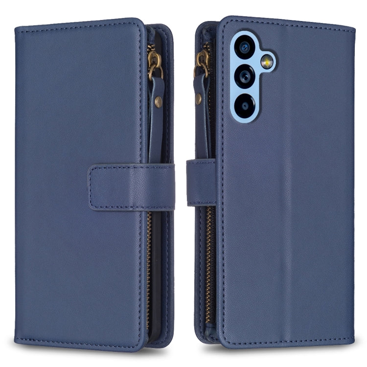 Custodia per telefono a conchiglia in pelle con portafoglio con cerniera a 9 slot per schede, For Samsung Galaxy A54 5G, For Samsung Galaxy S23 Ultra 5G, For Samsung Galaxy S23 5G, For Samsung Galaxy S20 FE