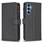 Custodia per telefono a conchiglia in pelle con portafoglio con cerniera a 9 slot per schede, For Samsung Galaxy A54 5G, For Samsung Galaxy S23 Ultra 5G, For Samsung Galaxy S23 5G, For Samsung Galaxy S20 FE