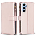 Custodia per telefono a conchiglia in pelle con portafoglio con cerniera a 9 slot per schede, For Samsung Galaxy A54 5G, For Samsung Galaxy S23 Ultra 5G, For Samsung Galaxy S23 5G, For Samsung Galaxy S20 FE