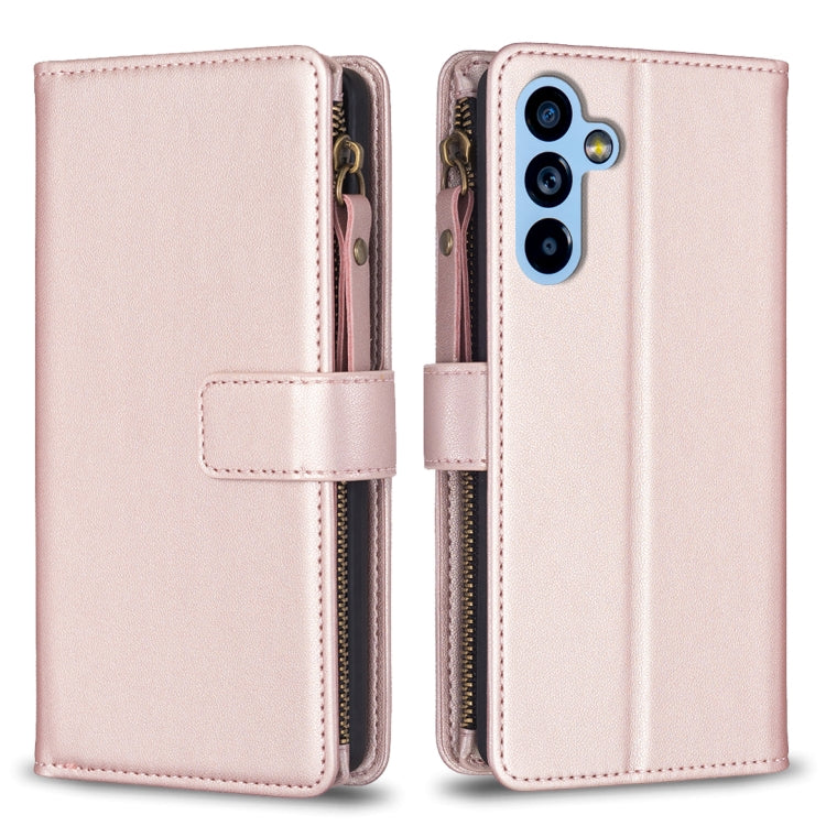 Custodia per telefono a conchiglia in pelle con portafoglio con cerniera a 9 slot per schede, For Samsung Galaxy A54 5G, For Samsung Galaxy S23 Ultra 5G, For Samsung Galaxy S23 5G, For Samsung Galaxy S20 FE