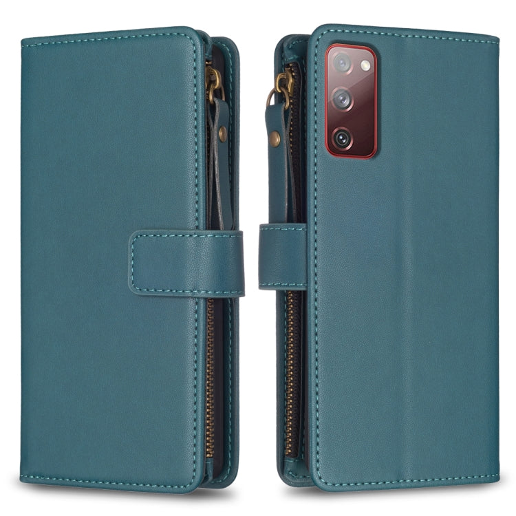 Custodia per telefono a conchiglia in pelle con portafoglio con cerniera a 9 slot per schede, For Samsung Galaxy A54 5G, For Samsung Galaxy S23 Ultra 5G, For Samsung Galaxy S23 5G, For Samsung Galaxy S20 FE
