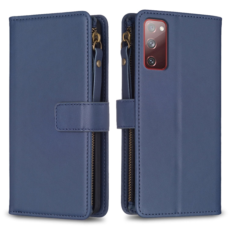 Custodia per telefono a conchiglia in pelle con portafoglio con cerniera a 9 slot per schede, For Samsung Galaxy A54 5G, For Samsung Galaxy S23 Ultra 5G, For Samsung Galaxy S23 5G, For Samsung Galaxy S20 FE