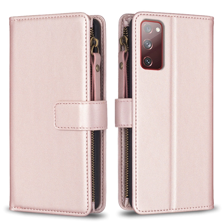 Custodia per telefono a conchiglia in pelle con portafoglio con cerniera a 9 slot per schede, For Samsung Galaxy A54 5G, For Samsung Galaxy S23 Ultra 5G, For Samsung Galaxy S23 5G, For Samsung Galaxy S20 FE
