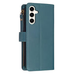 Custodia per telefono a conchiglia in pelle con portafoglio con cerniera a 9 slot per schede, For Samsung Galaxy S23 FE 5G, For Samsung Galaxy S24+ 5G, For Samsung Galaxy A34 5G, For Samsung Galaxy S24 5G