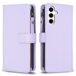 Custodia per telefono a conchiglia in pelle con portafoglio con cerniera a 9 slot per schede, For Samsung Galaxy S23 FE 5G, For Samsung Galaxy S24+ 5G, For Samsung Galaxy A34 5G, For Samsung Galaxy S24 5G