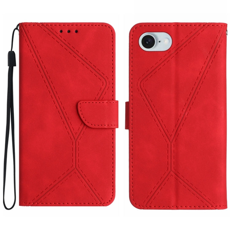 Custodia in pelle goffrata per iPhone 16