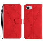 Custodia in pelle goffrata per iPhone 16 compatibile