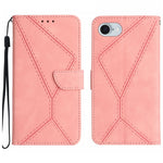 Custodia in pelle goffrata per iPhone 16 compatibile