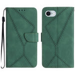 Custodia in pelle goffrata per iPhone 16 compatibile