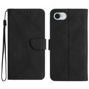 Custodia in pelle goffrata per iPhone 16