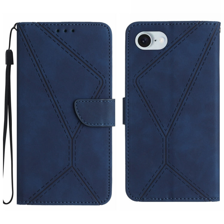 Custodia in pelle goffrata per iPhone 16 compatibile