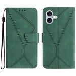 Custodia in pelle goffrata per iPhone 15 e 16