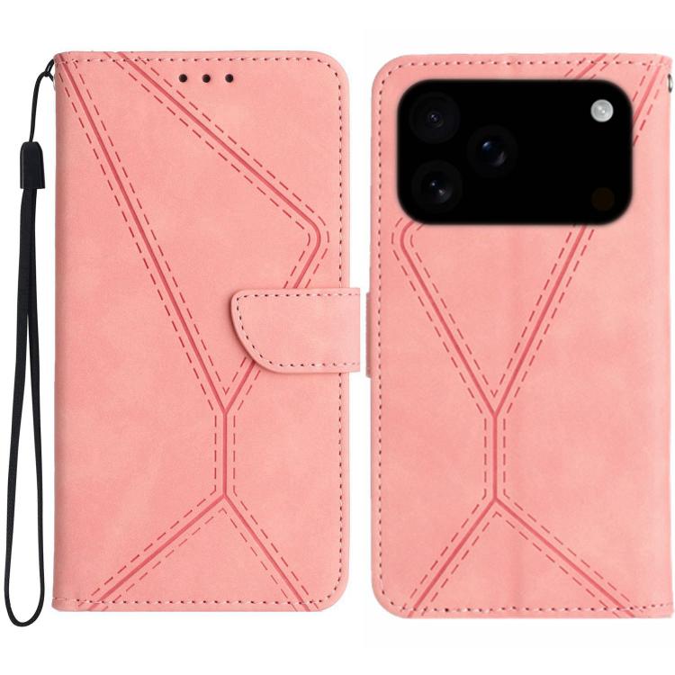 Custodia in pelle goffrata per iPhone 16 compatibile